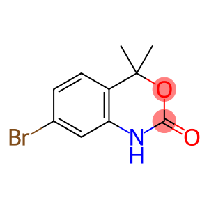 2H-3,1-Benzoxazin-2-one, 7-bromo-1,4-dihydro-4,4-dimethyl-