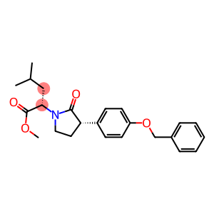 (S)-methyl 2-((S)-3-(4-(benzyloxy)phenyl)-2-oxopyrrolidin-1-yl)-4-methylpentanoate