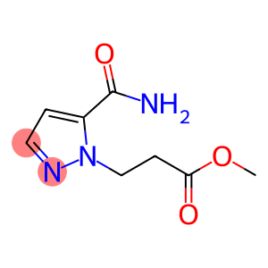 methyl 3-[5-(aminocarbonyl)-1H-pyrazol-1-yl]propanoate