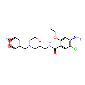 4-amino-5-chloro-N-[[4-[(4-fluorophenyl)methyl]morpholin-2-yl]methyl]-2-(1,1,2,2,2-pentadeuterioethoxy)benzamide