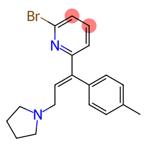 (E)-2-溴-6-(3-(吡咯烷基-1-基)-1-对甲苯基丙烯基)吡啶