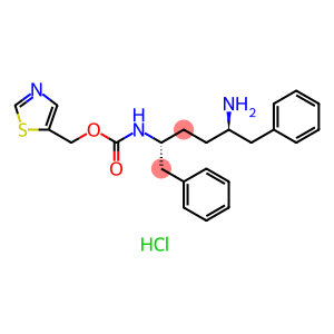 N-[(1R,4R)-4-氨基-5-苯基-1-苄基戊基]氨基甲酸 5-噻唑基甲基酯盐酸盐