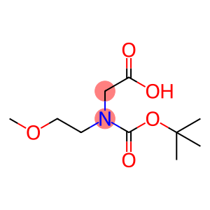2-{[(叔-丁氧基)羰基](2-甲氧基乙基)氨基}乙酸