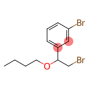 Benzene, 1-bromo-3-(2-bromo-1-butoxyethyl)-
