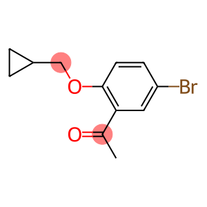 1-[5-Bromo-2-(cyclopropylmethoxy)phenyl]ethanone