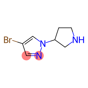 4-溴-1-(3-吡咯烷基)吡唑