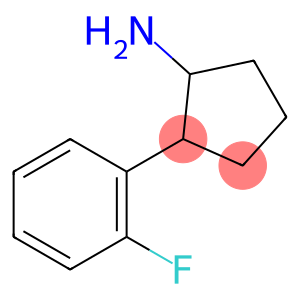 2-(2-Fluorophenyl)cyclopentan-1-amine