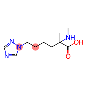2-甲基-2-(甲基氨基)-6-(1H-1,2,4-三唑-1-基)己酸