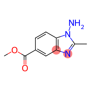 1H-Benzimidazole-5-carboxylicacid,1-amino-2-methyl-,methylester(9CI)