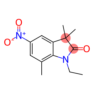1-Ethyl-3,3,7-trimethyl-5-nitro-1,3-dihydro-2H-indol-2-one