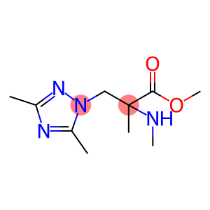Methyl 3-(3,5-dimethyl-1h-1,2,4-triazol-1-yl)-2-methyl-2-(methylamino)propanoate