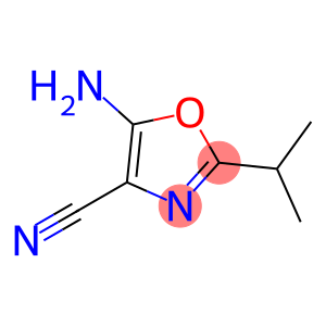 4-Oxazolecarbonitrile,5-amino-2-(1-methylethyl)-(9CI)