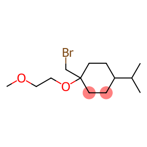 Cyclohexane, 1-(bromomethyl)-1-(2-methoxyethoxy)-4-(1-methylethyl)-