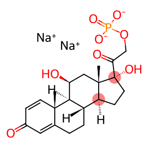 disodium (11beta)-11,17-dihydroxy-3,20-dioxopregna-1,4-dien-21-yl phosphate
