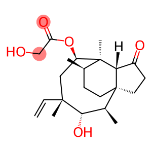 6-ethenyl-5-hydroxy-4,6,9,10-tetramethyl-1-oxodecahydro-3a,9-propanocyclopenta[8]annulen-8-yl hydroxyacetate