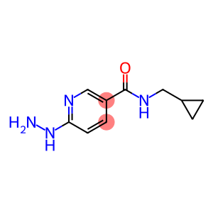 N-(cyclopropylmethyl)-6-hydrazinylpyridine-3-carboxamide
