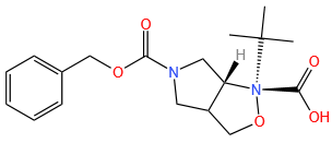 Cis-5-Benzyl 1-Tert-Butyl Tetrahydro-1H-Pyrrolo[3,4-C]Isoxazole-1,5(3H)-Dicarboxylate