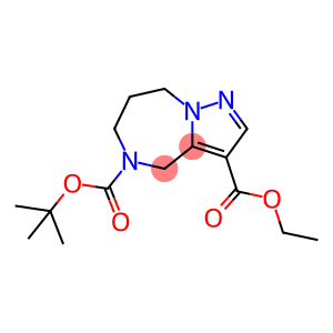 4H-Pyrazolo[1,5-a][1,4]diazepine-3,5(6H)-dicarboxylic acid, 7,8-dihydro-, 5-(1,1-dimethylethyl) 3-ethyl ester