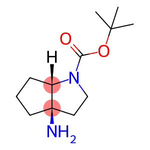 (3AR,6AS)-叔-丁基 3A-氨基六氢环戊二烯并[B]吡咯-1(2H)-甲酸基酯