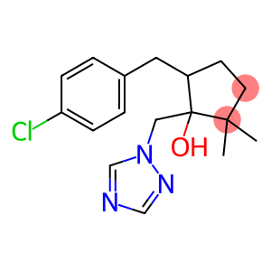 5-(4-chlorobenzyl)-2,2-dimethyl-1-(1H-1,2,4-triazol-1-ylmethyl)cyclopentanol