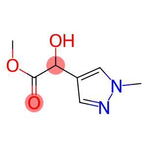 1H-Pyrazole-4-acetic acid, α-hydroxy-1-methyl-, methyl ester
