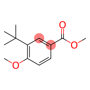 Benzoic acid, 3-(1,1-dimethylethyl)-4-methoxy-, methyl ester