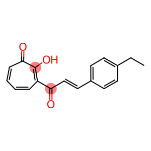 3-[3-(4-ethylphenyl)acryloyl]-2-hydroxy-2,4,6-cycloheptatrien-1-one