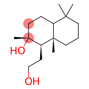 1-Naphthaleneethanol, decahydro-2-hydroxy-2,5,5,8a-tetramethyl-, (1R,2R,8aS)-rel-