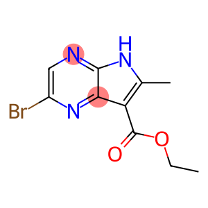 2-BROMO-6-METHYL-5H-PYRROLO[2,3-B]PYRAZINE-7-CARBOXYLIC ACID ETHYL ESTER