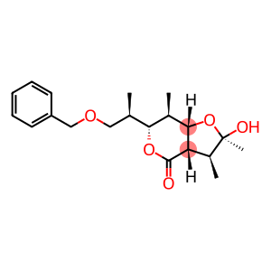 6-(3-benzyloxy-2-propyl)-2-hydroxy-2,3,7-trimethylhexahydro-4H-furo(3,2-c)pyran-4-one
