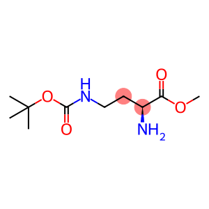 Butanoic acid, 2-amino-4-[[(1,1-dimethylethoxy)carbonyl]amino]-, methyl ester, (2S)-