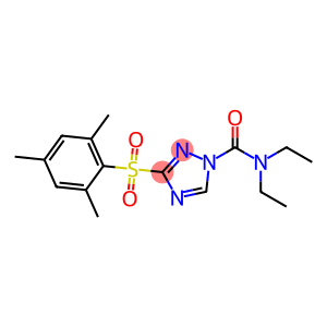 N,N-diethyl-3-mesitylsulfonyl-1H-1,2,4-triazole-1-carboxamide