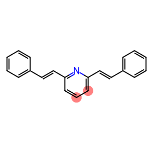 Pyridine, 2,6-bis[(1E)-2-phenylethenyl]-