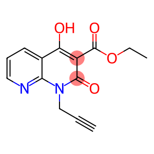 4-羟基-2-氧代-1-(丙-2-炔-1-基)-1,2-二氢-1,8-萘啶-3-羧酸乙酯