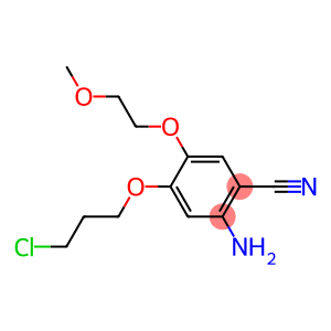 2-aMino-4-(3-chloropropoxy)-5-(2-Methoxyethoxy)benzonitrile