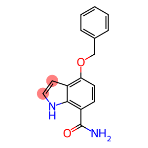 4-(benzyloxy)-1H-indole-7-carboxamide