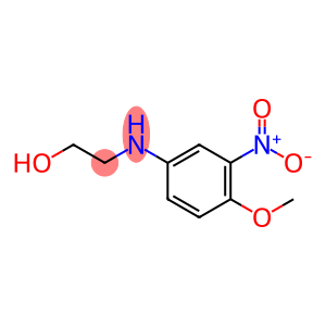 2-(4-Methoxy-3-nitroanilino)ethan-1-ol, N-(2-Hydroxyethyl)-4-methoxy-3-nitroaniline