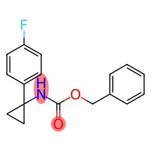 Benzyl (1-(4-fluorophenyl)cyclopropyl)carbamate