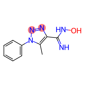 1H-1,2,3-Triazole-4-carboximidamide, N-hydroxy-5-methyl-1-phenyl-
