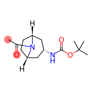 exo-Carbamic acid, N-[(3-endo)-8-acetyl-8-azabicyclo[3.2.1]oct-3-yl]-, 1,1-dimet