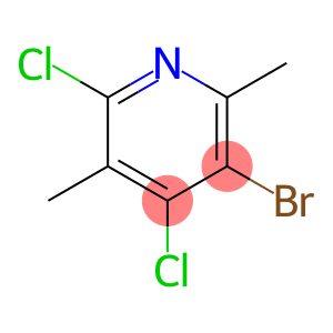 3-溴-4,6-二氯-2,5-二甲基吡啶