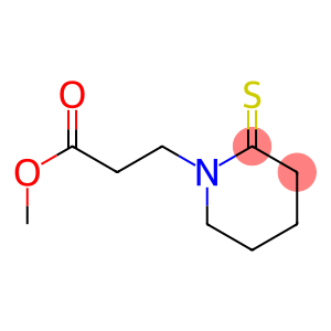 1-Piperidinepropanoic  acid,  2-thioxo-,  methyl  ester