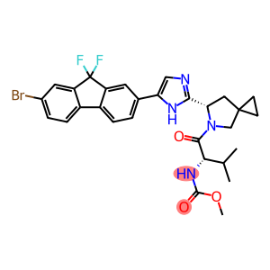 Methyl (S)-1-((S)-6-(5-(7-broMo-9,9-difluoro-9H-fluoren-2-yl)-1H-iMidazol-2-yl)-5-azaspiro[2.4]heptan-5-yl)-3-Methyl-1-oxobutan-2-ylcarbaMate