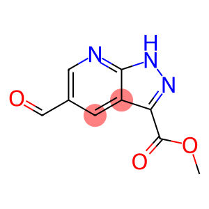 1H-Pyrazolo[3,4-b]pyridine-3-carboxylic acid, 5-formyl-, methyl ester