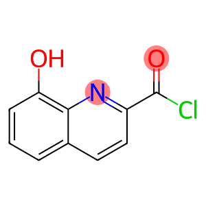 2-Quinolinecarbonyl chloride, 8-hydroxy- (9CI)