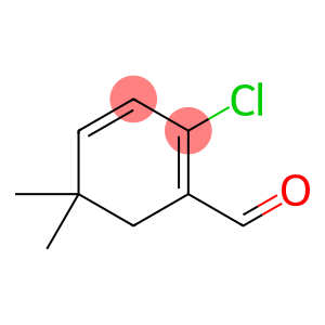 2-chloro-5,5-dimethyl-1,3-cyclohexadiene-1-carboxaldehyde