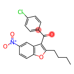 Methanone, (2-butyl-5-nitro-3-benzofuranyl)(4-chlorophenyl)-