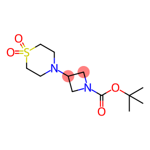 3-(1,1-Dioxo-1-thiomorpholine-4-yl)azetidine-1-carboxylic acid tert-butyl ester