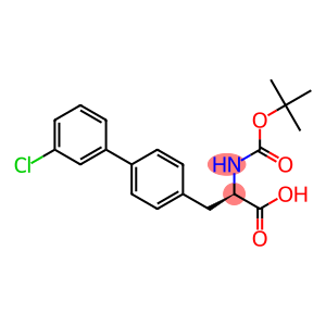 (2R)-3-[4-(3-chlorophenyl)phenyl]-2-[(2-methylpropan-2-yl)oxycarbonylamino]propanoic acid