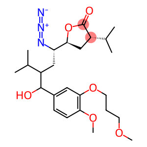 (3S,5S)-5-((1S,3S)-1-Azido-3-(hydroxy(4-methoxy-3-(3-methoxypropoxy)phenyl)methyl)-4-methylpentyl)-3-isopropyldihydrofuran-2(3H)-one